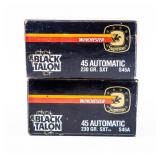 Ammo 40 Rounds .45 ACP Black Talon