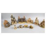 Lot of 10 David Winter Cottages