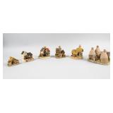 Lot of 6 David Winter Cottages