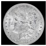 Coin 1902-O Morgan Silver Dollar in Almost Unc.