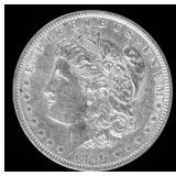 Coin 1896 Morgan Silver Dollar in Almost Unc.