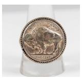 Jewelry Sterling Silver Buffalo Nickel Ring