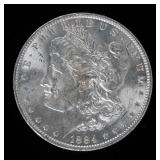 Coin 1884-O  Morgan Silver Dollar  Brilliant Unc.
