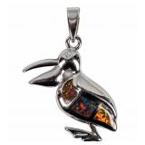 Jewelry Sterling Silver Pelican Pendant