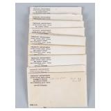 Coin (10) Silver Special Mint Sets 1965, 1968 & 69