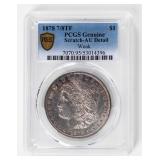 Coin 1878 7/8 TF Morgan Silver Dollar PCGS Genuine