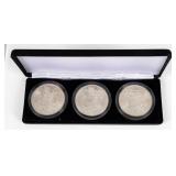Coin 3 Morgan Silver Dollars 1878, 1880, 1880-O