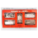 Coin (5).999 Silver Bars Wonders of America  5 Ozt