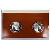 Coin (2).925 Silver Rounds Football   2 + Toz