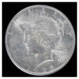 Coin 1922-S Peace Silver Dollar in Brilliant Unc.