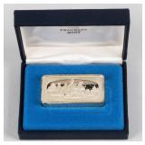 Coin .925 Silver Bar  Christmas 1973  2.1 Ozt