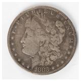 Coin 1883  Morgan Silver $ Vegas Advertising