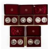 Coin (10) Sterling Silver "Birds" Rounds 11+ Ozt