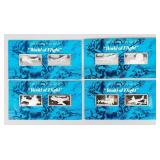 Coin (8).999 Silver Bars World of Flight  8 Ozt