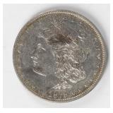 Coin 1878  Morgan Silver Dollar Almost Unc. DMPL