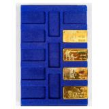 Coin Assorted  .999 Silver 24kt Plate Gold 4 Ozt