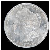 Coin 1878-S Morgan Silver Dollar Brilliant Unc.
