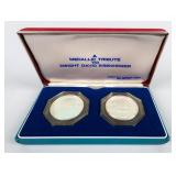 Coin Salute To Ike .925 Sterling 1.76  Ozt