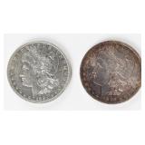 Coin (2)  Morgan Silver Dollars 1881-O & 85-O