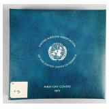 Coin U.N  First Day Covers .925 Silver 4.9 OzT