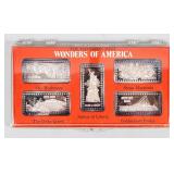 Coin (5).999 Silver Bars Wonders of America  5 Ozt