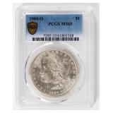 Coin 1904-O Morgan Silver Dollar PCGS MS65