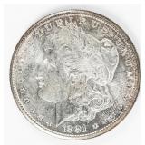 Coin 1881-S Morgan Silver Dollar Brilliant Unc.