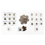 Coin Assorted U.S. Coinage Ike Dollars & Nickels +
