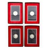 Coin (4) Proof Ike Dollars in Original Boxes