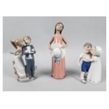 3 Piece Porcelain Figurine Collection