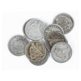 Coin (10) United States Seated Silver Dimes