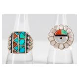 Jewelry 2 Sterling Silver Native American Rings