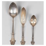 Set of 3 Sterling Silver Serving Pieces