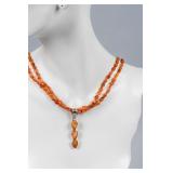 Jewelry Sterling Silver Beaded Necklace