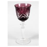 Set of 6 Nachtmann Amethyst Cordial Glasses