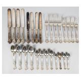 Set of 28 Antique Sterling Flatware