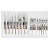 Set of Antique Fruit Forks & Knives