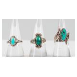 Jewelry 3 Sterling Silver Native American Rings