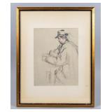 Art "A Study For The Card Players" By Paul Cezanne