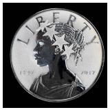 Coin 1792-2017 W Silver Liberty Medal 1 Troy Oz.