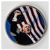 Coin 1 Troy Ounce .999 Donald J. Trump Silver Rd.