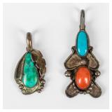 Jewelry 2 Sterling Silver Native American Pendants