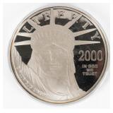 Coin 4 Troy Ounces of .999 Fine Silver Liberty