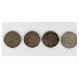 Coin 4 Peace Silver Dollars in Good  to Very Fine