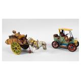 Set of 2 Classic Tinplate Toys
