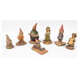 Lot of 7 Tom Clark Gnomes