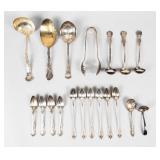 Set of 19 Silver Plated Serving Utensils