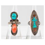 Jewelry 2 Sterling Silver Native American Rings