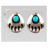 Jewelry Sterling Silver Bear Claw Earrings