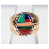Jewelry Sterling Silver Southwestern-Style Ring